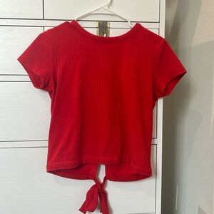 Madewell red XXS top